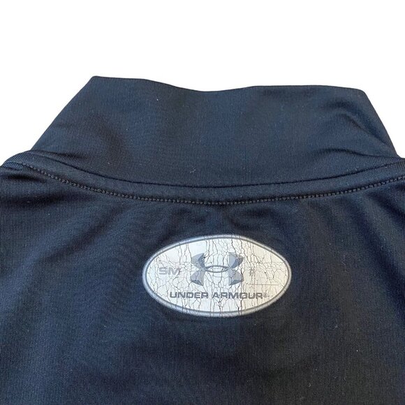 Under Armour Fitted Shirt Mens Small Long Sleeve Cold Gear Mock Neck - Picture 4 of 6